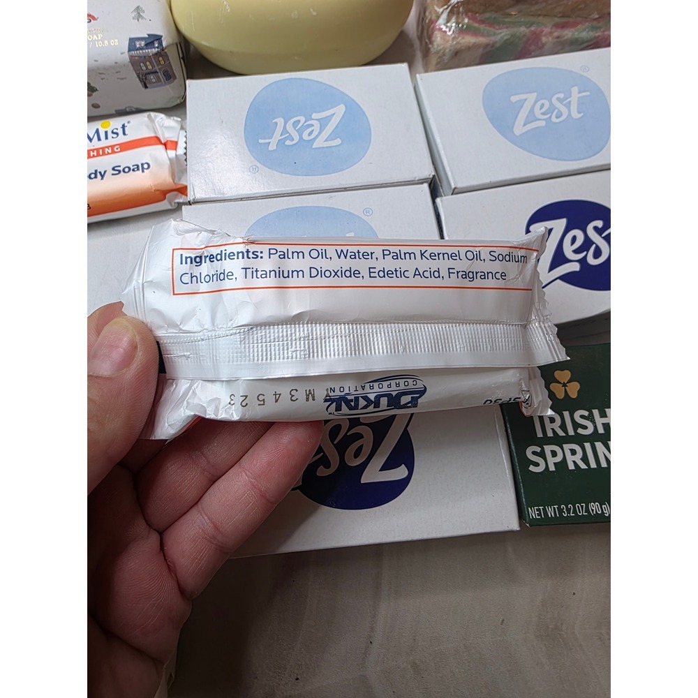 Assorted Bar Soap Lot 14pc Zest Irish Spring Dial Asquith Somerset Dawn Vegan E1 - Picture 10 of 10